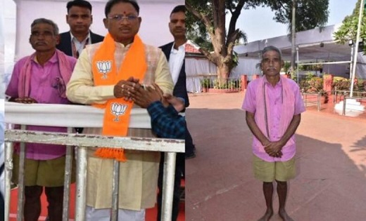 ‘आ ऐती आ, उहां का खडे़ हस, मोर कोती आ’, जब स्वयंसेवी को मुख्यमंत्री साय ने पुकारा, फिर लगाया गले