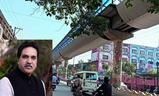 जनता की सुविधा के लिए राजधानी में पूरा होगा स्काईवॉक का निर्माण -राजेश मूणत