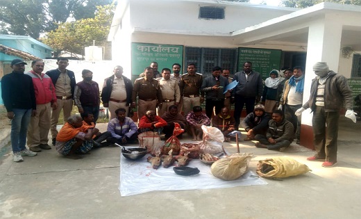 3 चितल का शिकार करने वाले 9 लोगो पर वन विभाग की बड़ी कार्यवाह... - CG Sandesh