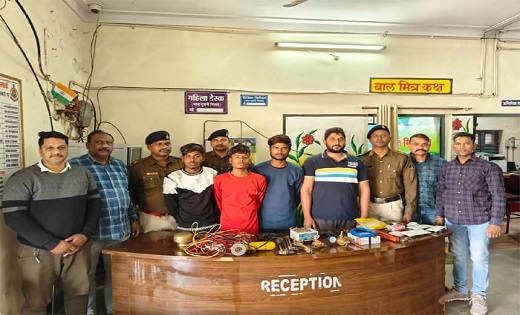 इन्ड्रस्ट्रीज एरिया में घटित 02 चोरी के मामले का पुलिस ने किया खुलासा…पढ़े पूरी खबर
