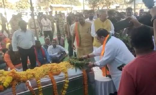 जेपी नड्डा पहुंचे नारायणपुर दिवंगत नेता सागर साहू को दी श्रद... - CG Sandesh