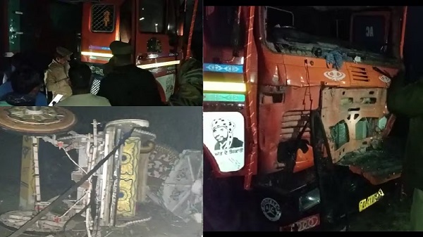 दर्दनाक हादसा : घोड़ा बग्गी को तेज रफ्तार ट्रक ने मारी टक्कर... - CG Sandesh