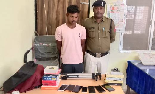 बसना : मोबाईल दुकान से चोरी करने वाला आरोपी गिरफ्तार  - CG Sandesh