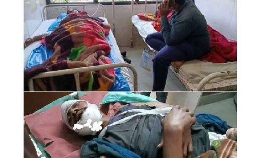दो कारों के बीच जोरदार भिड़ंत, हादसे में घायलों को लेकर जा रह... - CG Sandesh