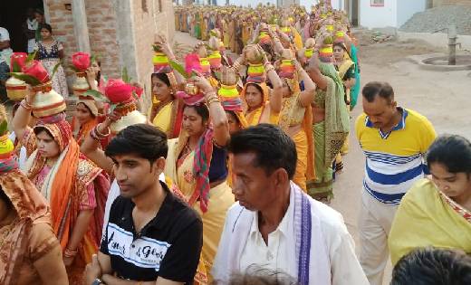 बसना : जया एकादशी पर मंगल कलश यात्रा के साथ हुआ सामुहिक एकादशी उद्यापन