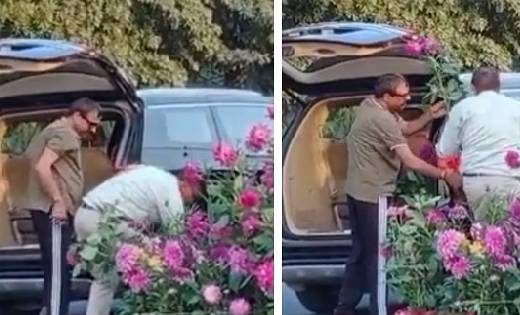 लग्जरी कार से G-20 के गमलों को चुराने वाला गिरफ्तार, गमले और... - CG Sandesh