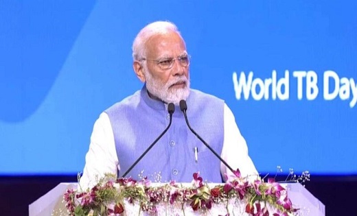 प्रधानमंत्री नरेंद्र मोदी पहुंचे वाराणसी , वन वर्ल्ड टीबी सम... - CG Sandesh