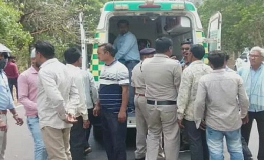 बस-बाइक में जोरदार भिड़ंत, बाइक सवार युवक की मौके पर मौत - CG Sandesh
