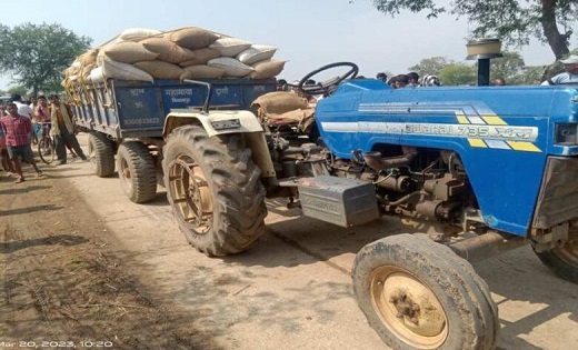 ट्रैक्टर की चपेट में आने से 6 साल की बच्ची की मौत... - CG Sandesh