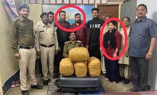 लाखों रूपए के ट्रेन में हो रही थी गांजे की तस्करी, पुलिस ने ... - CG Sandesh