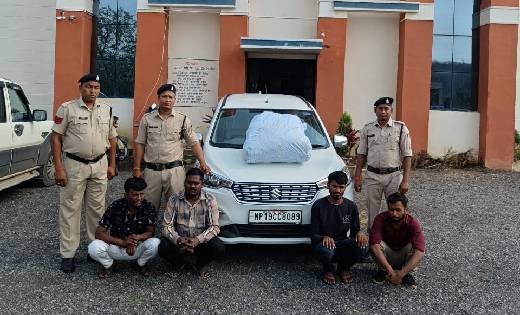 महासमुंद : 6 अंतर्राज्यीय तस्कर अवैध मादक पदार्थ गांजा की तस... - CG Sandesh