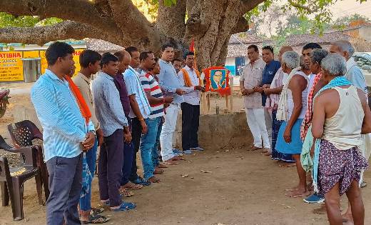 बसना : भाजपाजनों ने मनाई बाबा साहब अम्बेडकर जी की जयंती - CG Sandesh
