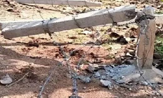 नक्सलियों ने प्लांटेशन एरिया में मचाया उत्पात, बाउंड्री तोड़ ... - CG Sandesh