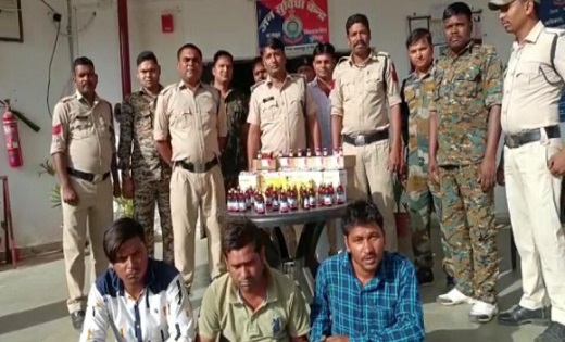 तीन आरोपियों गिरफ्तार...झारखंड से छत्तीसगढ़ में खपा रहे थे न... - CG Sandesh