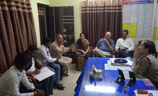 बकरीद के सम्बन्ध में बसना थाने में हुई शान्ति समिति की बैठक - CG Sandesh
