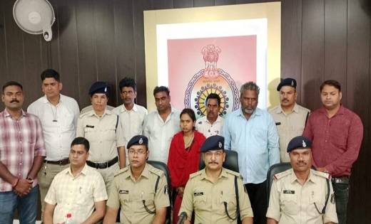 महिला समेत 5 आरोपी गिरफ्तार...पत्नी ने पिता के साथ मिलकर पति... - CG Sandesh