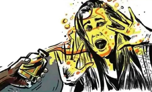 बाइक सवार 6 लोगों ने महिला पर फेंका तेज़ाब, इलाज के दौरान मौत - CG Sandesh