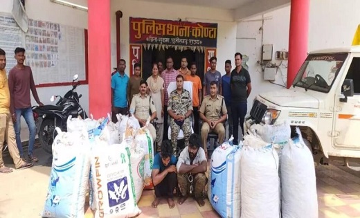 CG : 532 किलो गांजे की तस्करी करते पकड़े गए 2 अंतर्राज्यीय तस... - CG Sandesh