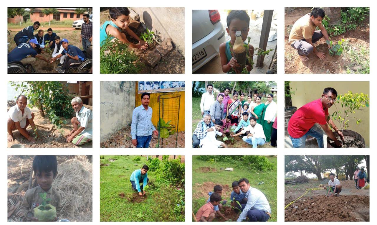 योगेश ने अमेरिका में भी कराया वृक्षारोपण - CG Sandesh