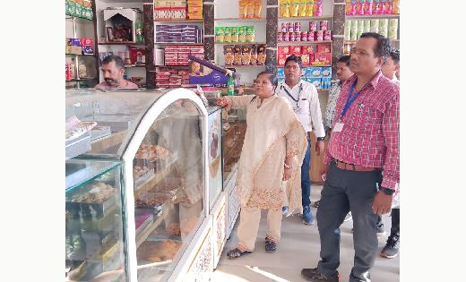 बसना व सरायपाली के खाद्य एवं मिष्ठान दुकानों का किया गया औचक... - CG Sandesh
