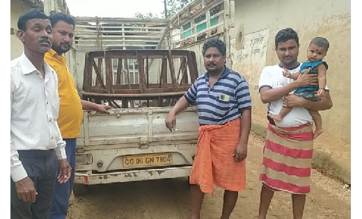 बसना : पोटापारा के जंगल मे मिला डबल केजव्हील, ग्रामीणों ने ल... - CG Sandesh