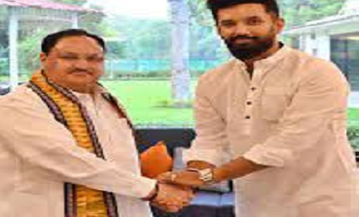 चिराग पासवान की NDA में वापसी, जेपी नड्डा बोले - परिवार में ... - CG Sandesh