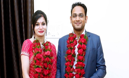 परिणय सूत्र में बंधे IAS युवराज और IPS मोनिका : रायगढ़ कलेक्ट... - CG Sandesh