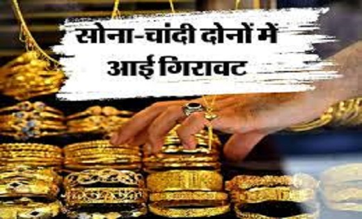 खुशखबरी : आज़ फिर घटे सोने के दाम, जानें गोल्ड सिल्वर के लेट... - CG Sandesh