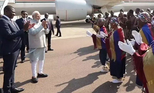 15वें ब्रिक्स शिखर सम्मलेन में पहुंचे पीएम मोदी, अफ्रीकी राष... - CG Sandesh