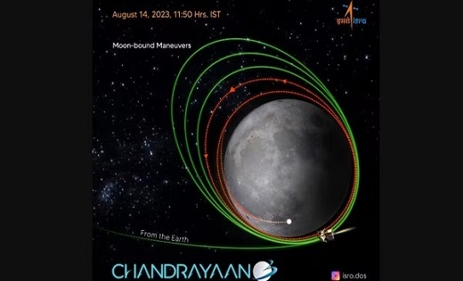 Chandrayaan 3 : चांद के और करीब पहुंचा चंद्रयान-3, इसरो ने ट... - CG Sandesh