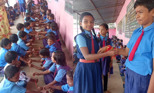 बसना : बंसुला स्कूल में मनाया गया रक्षाबंधन का पर्व - CG Sandesh