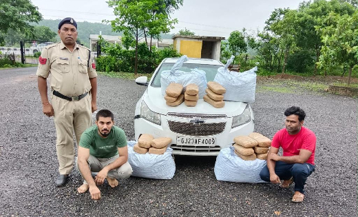 सिंघोड़ा : कार से गांजे की तस्करी करते 2 गिरफ्तार, 1 क्विंटल ... - CG Sandesh