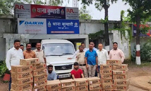 CG CRIME : पुलिस ने पकड़ी शराब की बड़ी खेप, दो लाख रुपए कीमत... - CG Sandesh