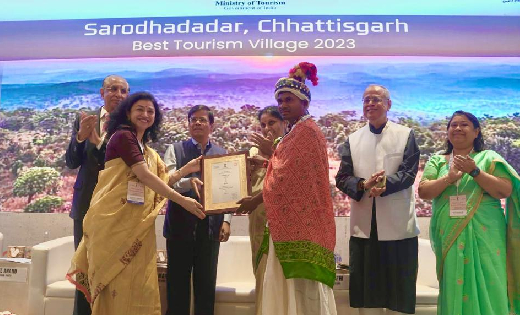 ग्रामीण पर्यटन के क्षेत्र में छत्तीसगढ़ को मिली उत्कृष्ट कामय... - CG Sandesh