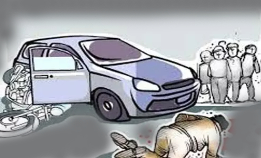तुमगांव : कार की चपेट में आने से बाइक सवार घायल