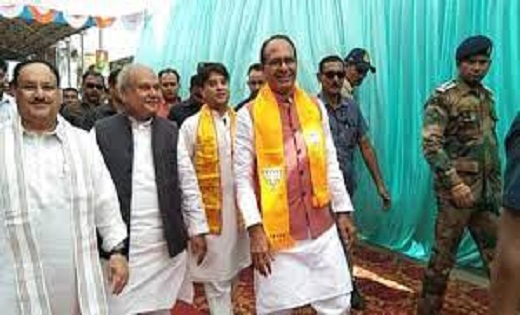 कुछ ही देर में  जेपी नड्डा करेंगे जन आशीर्वाद यात्रा की शुरु... - CG Sandesh