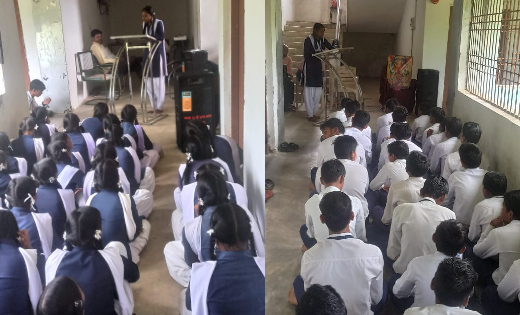 बसना  : शासकीय उच्चतर माध्यमिक विद्यालय कोलिहादेवरी में मनाय... - CG Sandesh