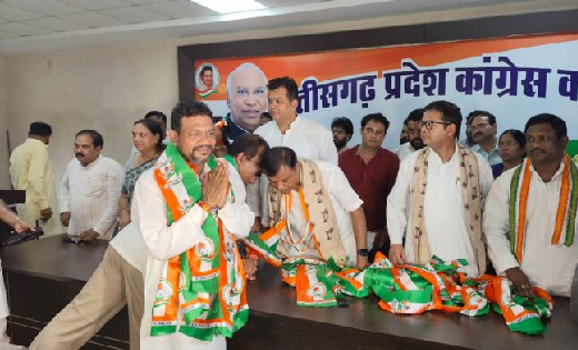 सरायपाली : दिग्गज नेता श्याम तांडी ने थामा कांग्रेस का दामन,... - CG Sandesh