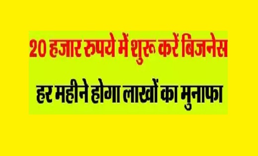 हर महीने होगा लाखों का मुनाफा...20 हजार रुपये में शुरू करें ... - CG Sandesh