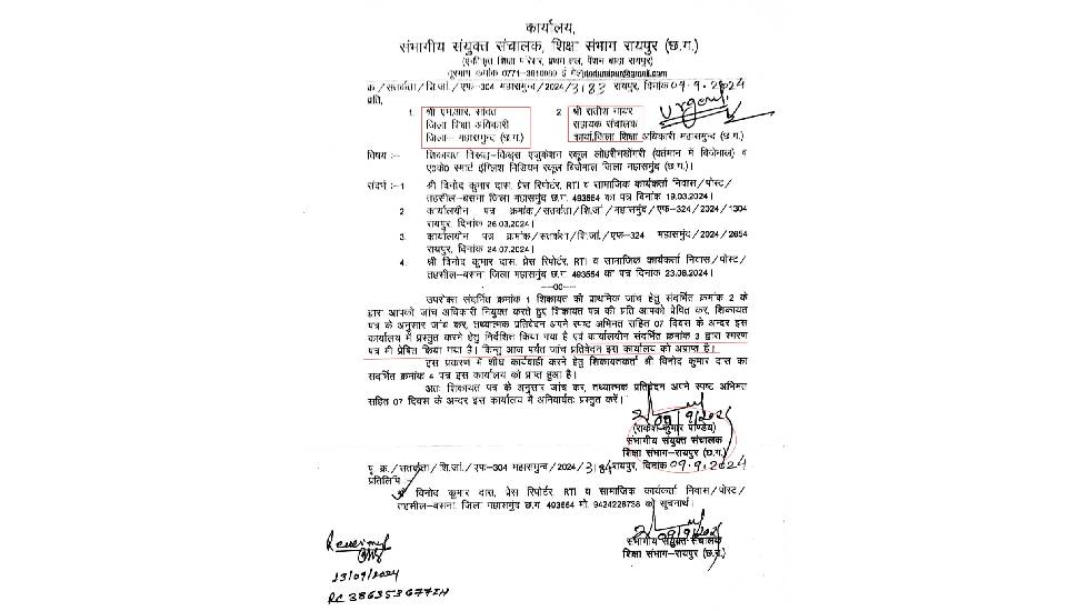 महासमुंद : बगैर मान्यता पाये निजी स्कूल संचालित, जांच के बजा... - CG Sandesh
