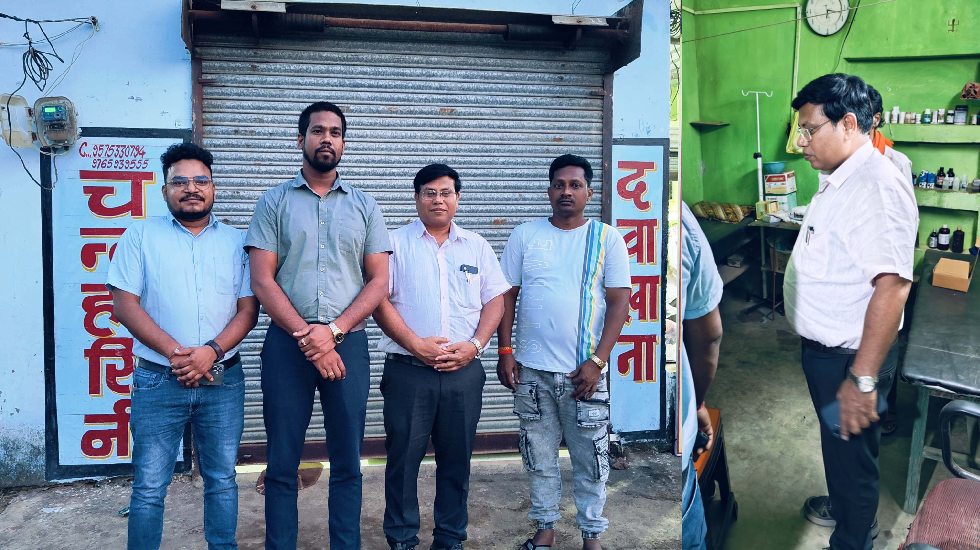 सांकरा क्षेत्र में राजस्व और स्वास्थ्य विभाग की संयुक्त कार्... - CG Sandesh