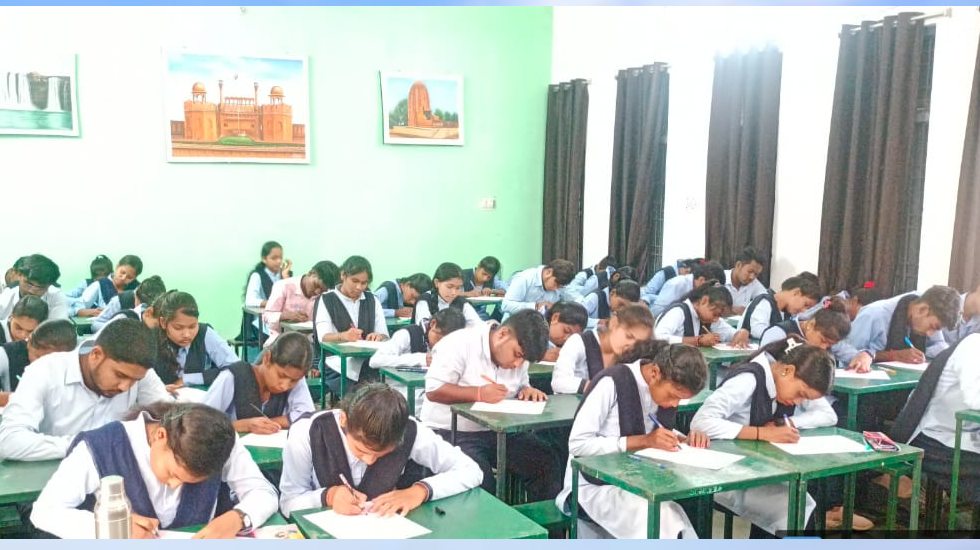 बसना महाविद्यालय में भारतीय संस्कृति ज्ञान परीक्षा का आयोजन