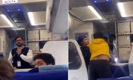 Indigo: विमान उड़ान में देरी का एलान कर रहे पायलट पर यात्री ... - CG Sandesh