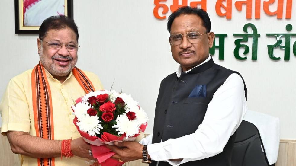 मुख्यमंत्री  से नवनिर्वाचित विधायक सोनी ने की सौजन्य मुलाकात - CG Sandesh