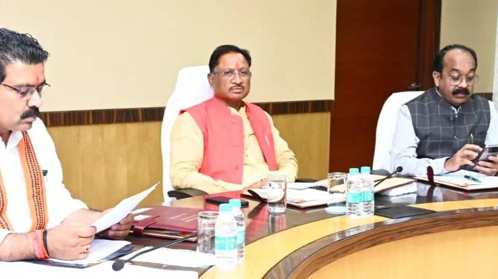 साय कैबिनेट की बैठक आज दोपहर 12 बजे