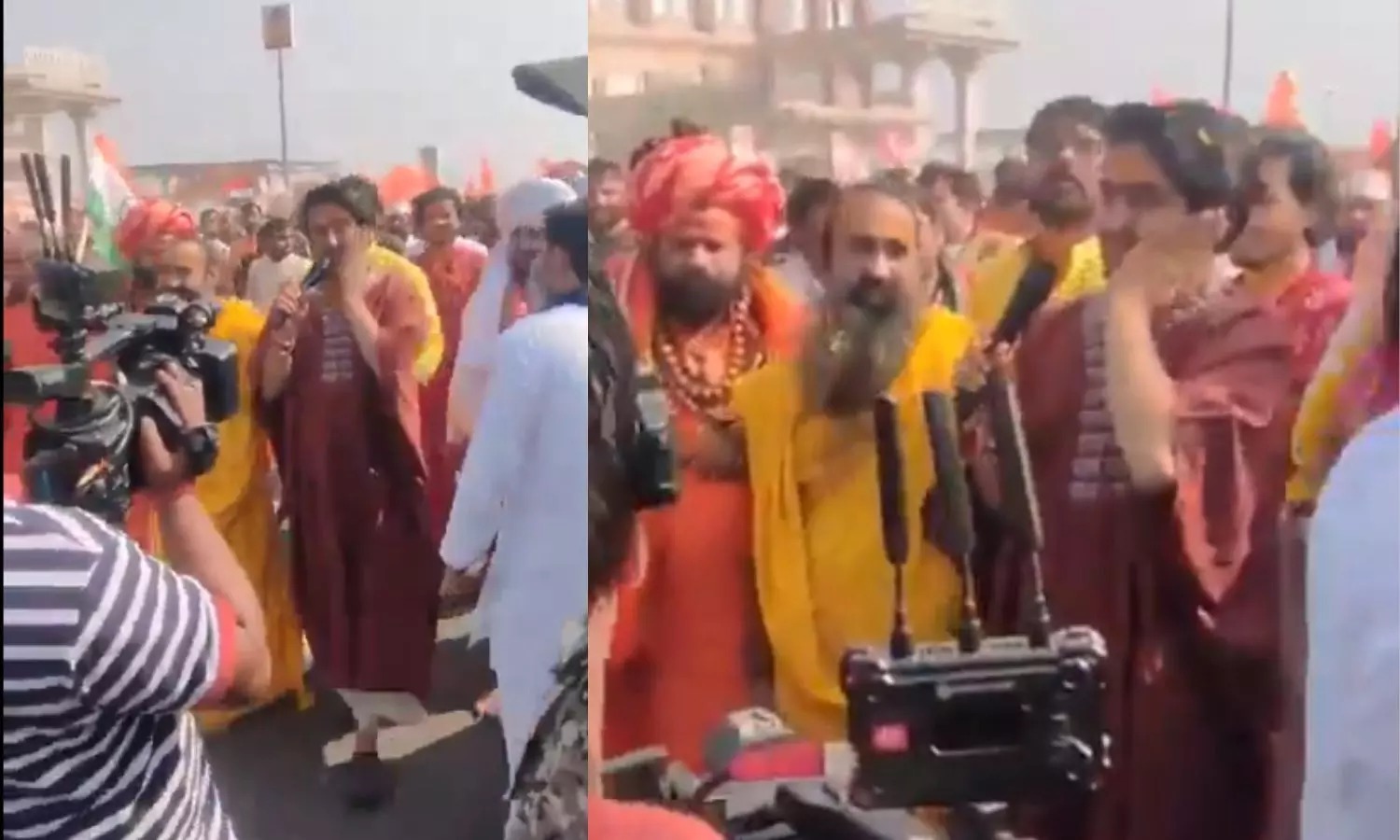 पंडित धीरेंद्र शास्त्री पर हमला, फूलों के साथ फेंक कर मारा ग... - CG Sandesh