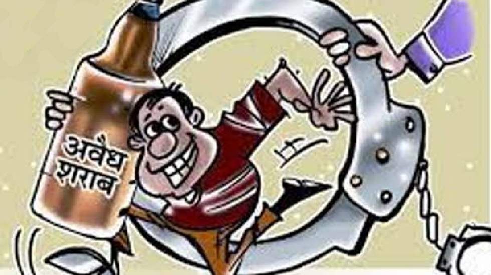 बसना : अवैध शराब के मामले में पुलिस ने की कार्रवाई - CG Sandesh