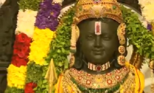 राम मंदिर के गर्भगृह में रामलला की स्थापना के साथ-साथ रामलला... - CG Sandesh