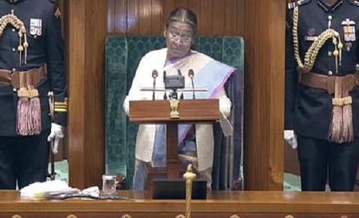 Budget 2024 : राष्ट्रपति द्रौपदी मुर्मू का नई संसद में पहला ... - CG Sandesh