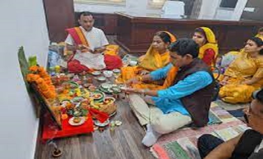 मंत्री टंकराम वर्मा ने शंकर नगर स्थित बी-5/10 बँगला में कार्यालय किया प्रारंभ..